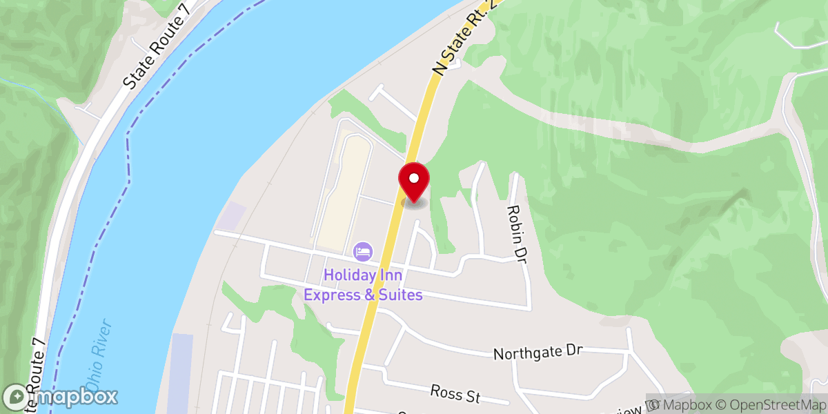 Map showing location of Ridge Church