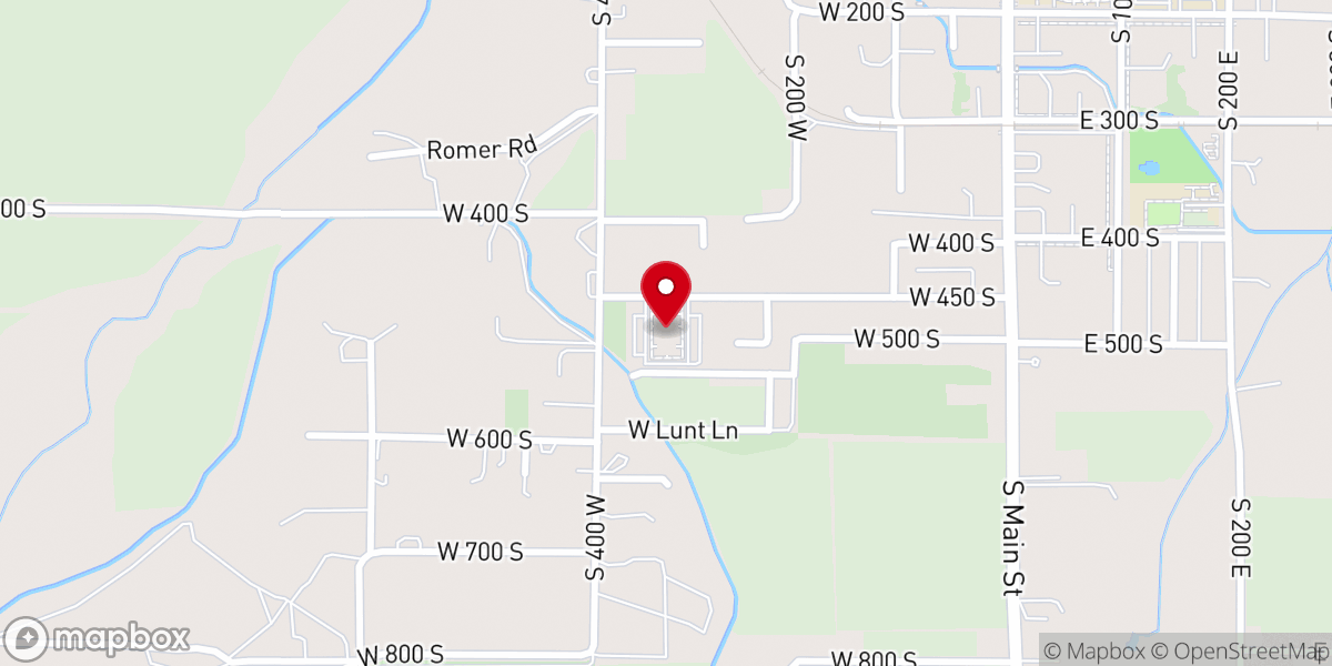 Map showing location of The Church of Jesus Christ of Latter-day Saints