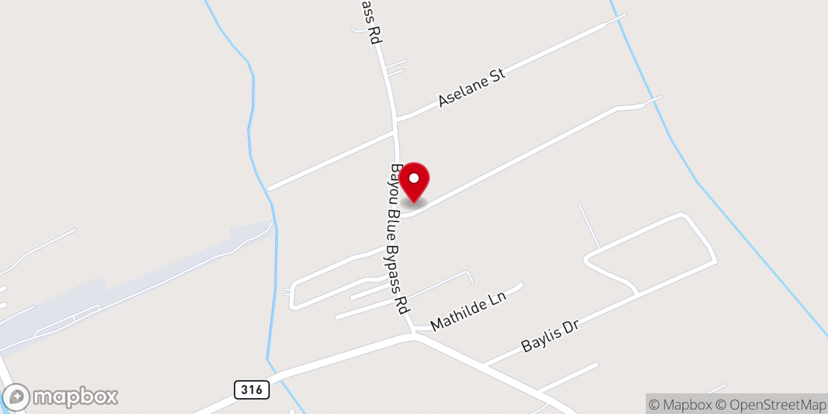 Map showing location of Grace Bible Church