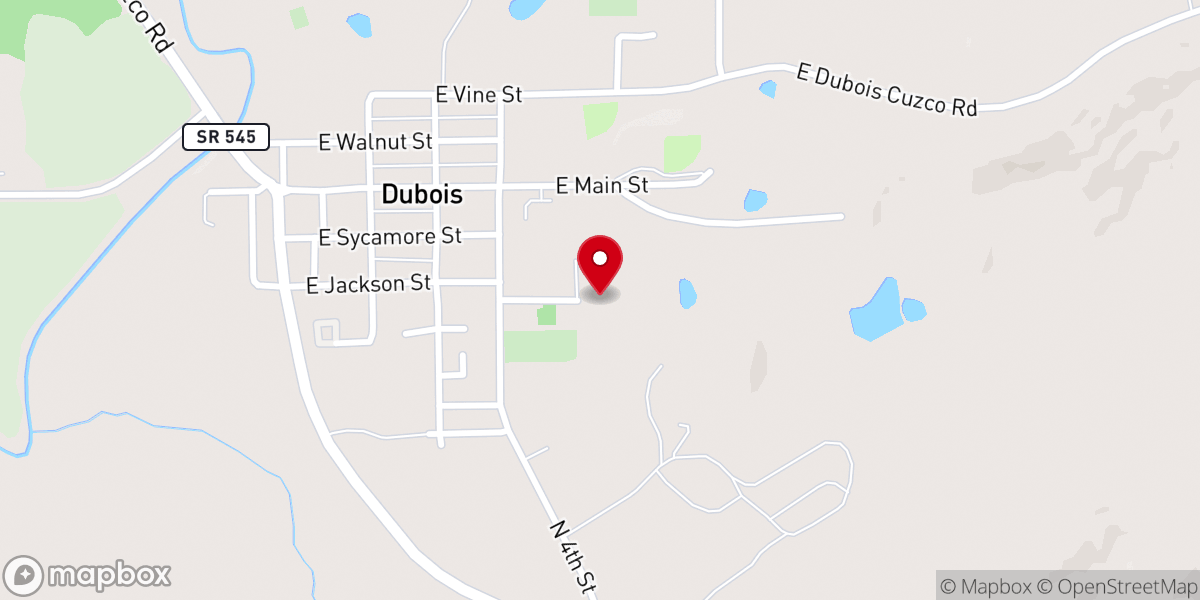 Map showing location of St. Raphael Catholic Church