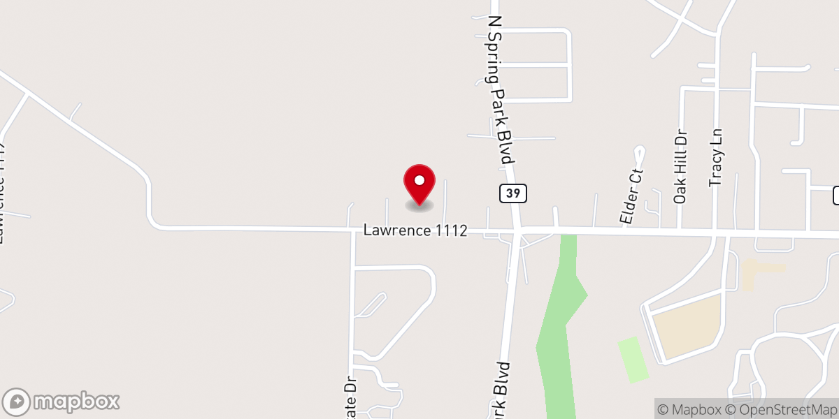 Map showing location of Living Water Church