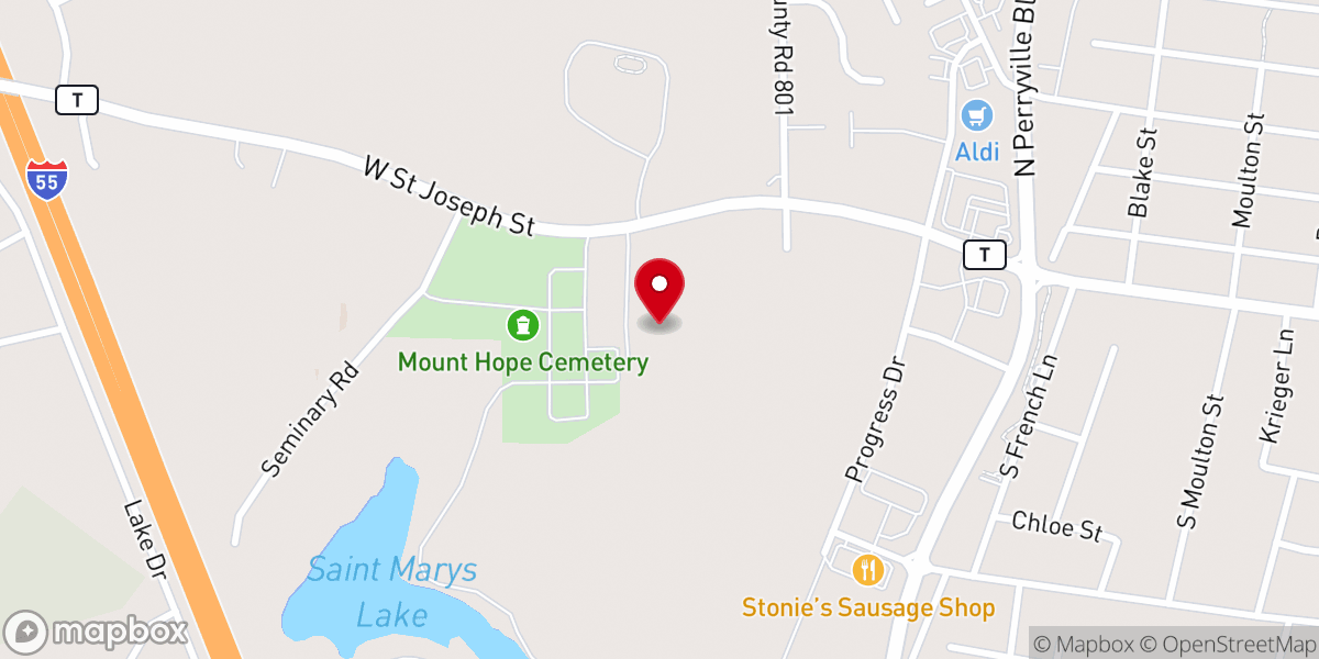 Map showing location of Catholic Home Study Services