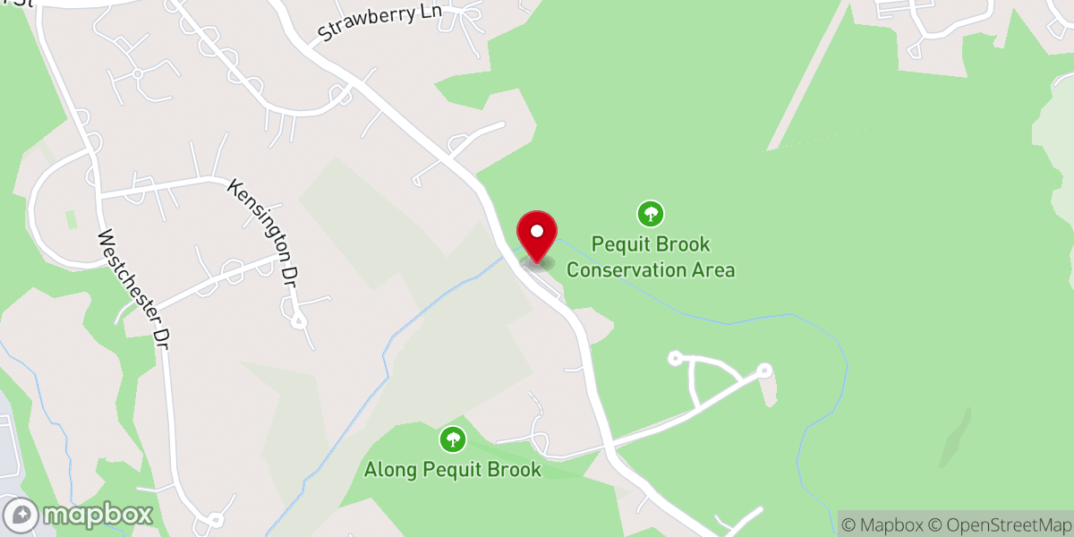 Map showing location of Saint James Lutheran Church
