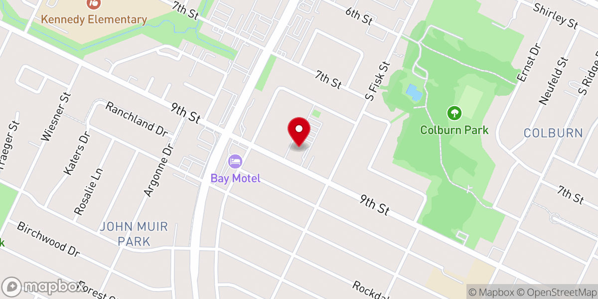 Map showing location of St. Agnes Religious Education & Youth Ministry