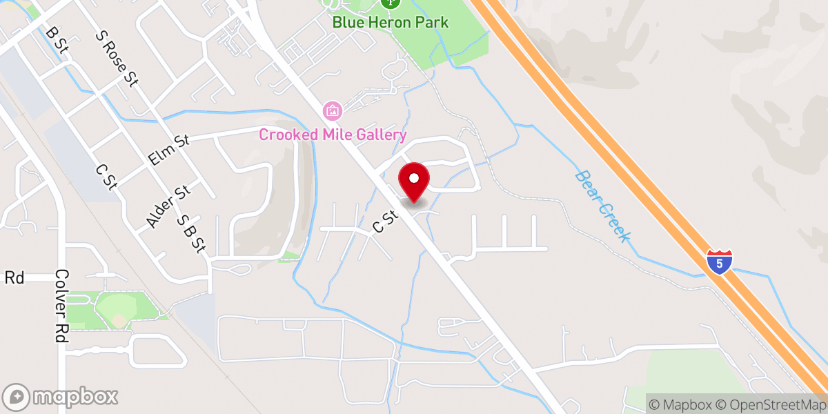 Map showing location of First Baptist Church of Phoenix