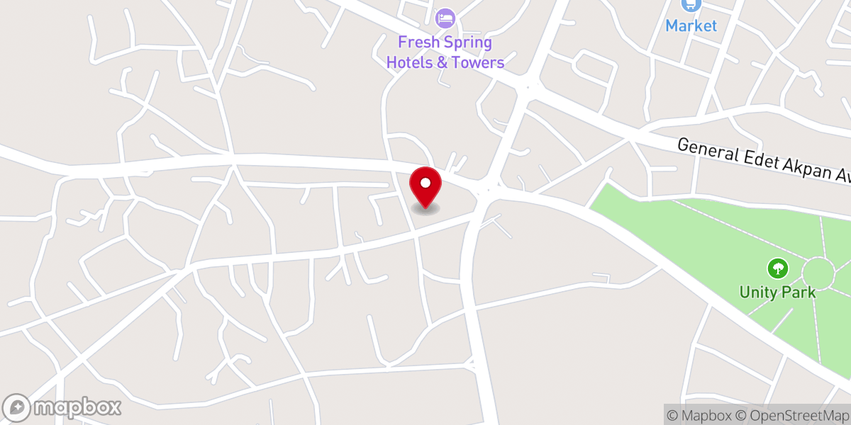 Map showing location of The Apostolic Church