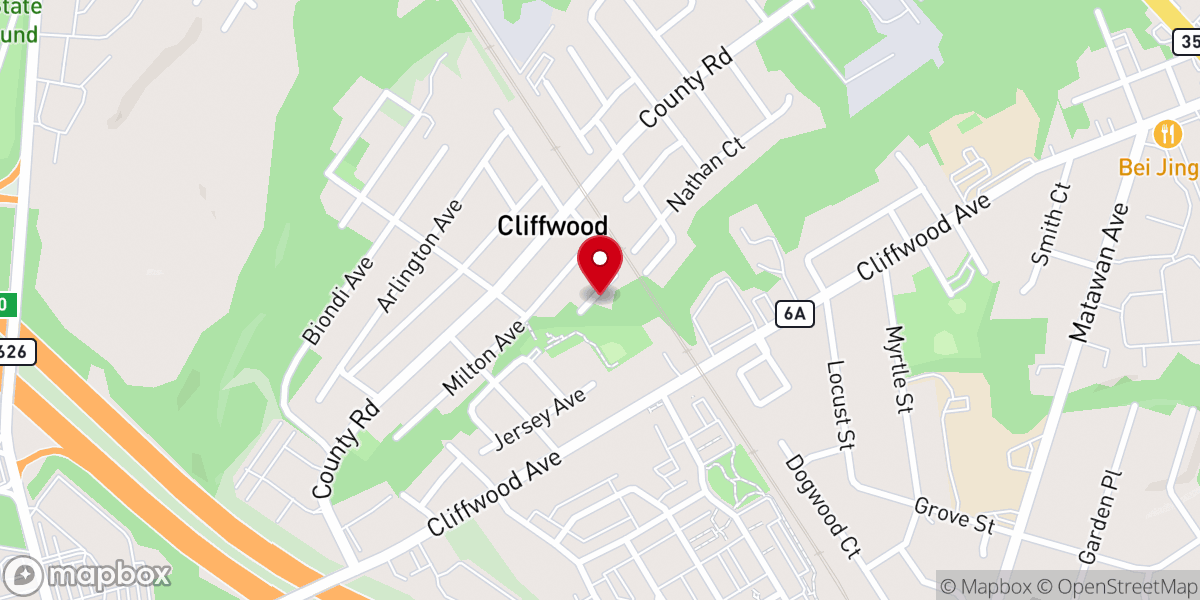 Map showing location of Community Church of Christ