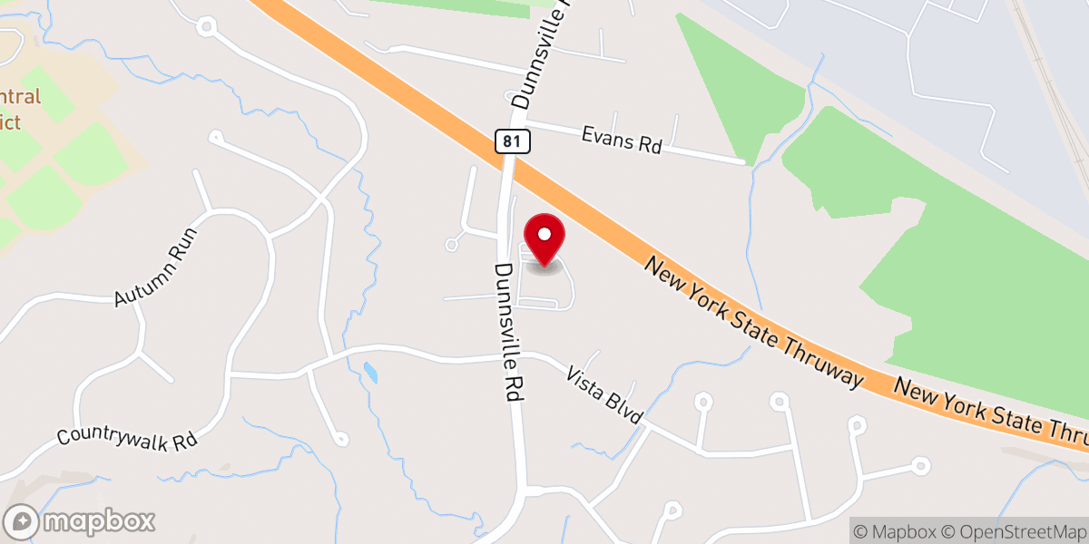Map showing location of Sonrise Bible Church
