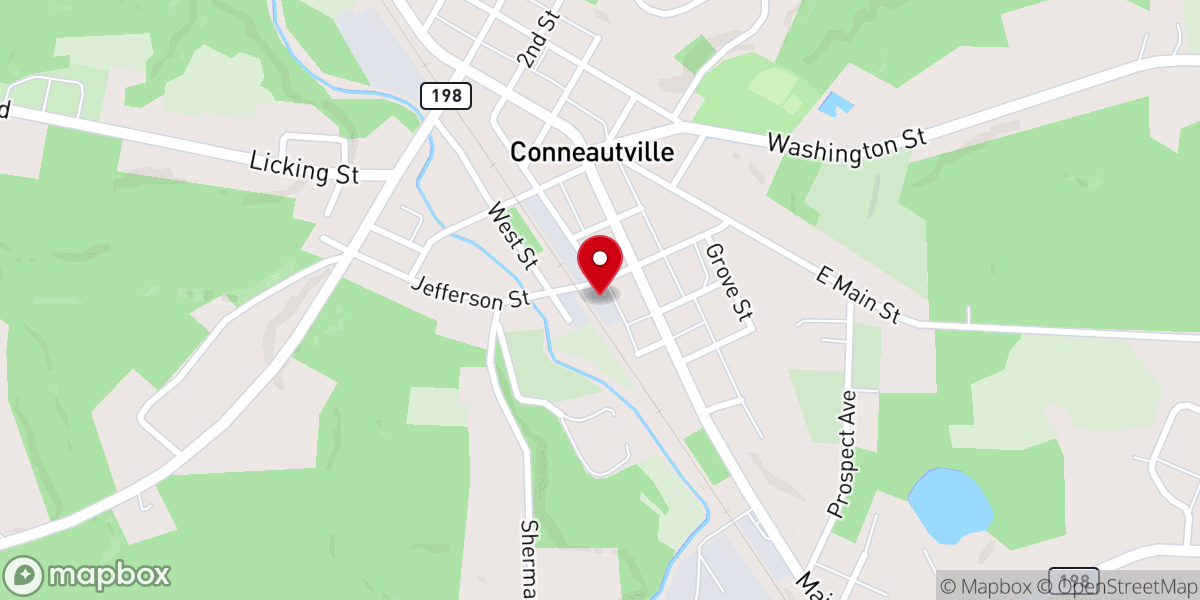 Map showing location of Koinonia Center