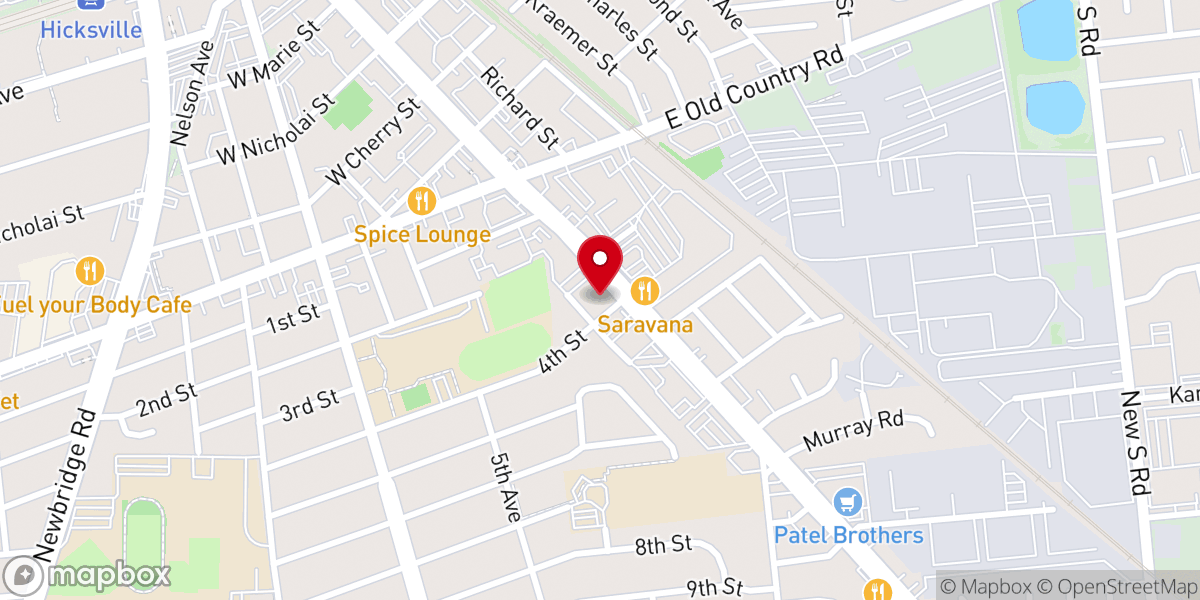 Map showing location of St. Stephen's Lutheran Church