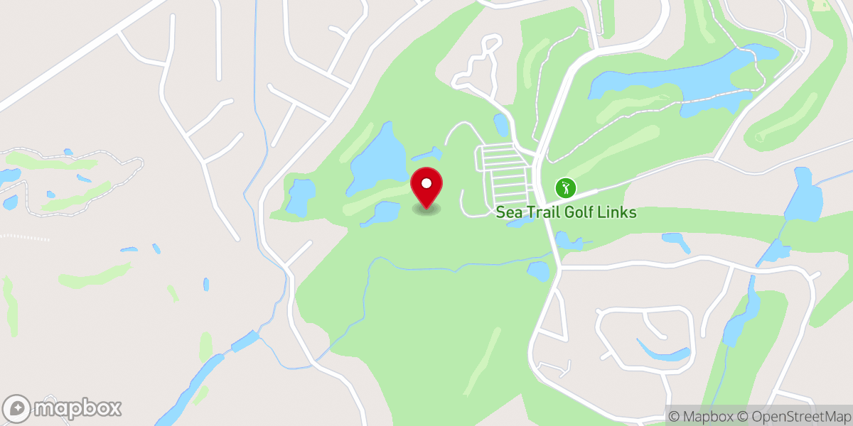 Map showing location of Sea Trail Golf Resort & Convention Center