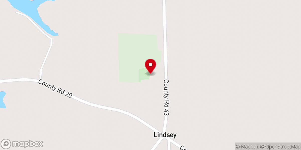 Map showing location of Prospect Baptist Church