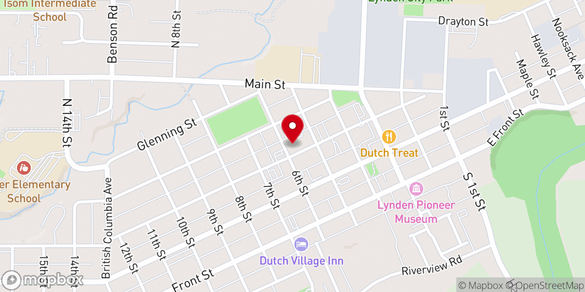 Map showing location of Third Christian Reformed Church
