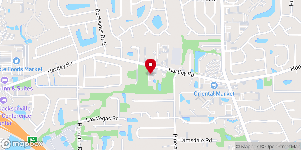 Map showing location of First Filipino Baptist Curch