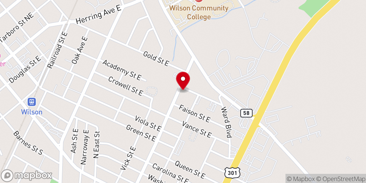 Map showing location of St. Alphonsus Catholic Center