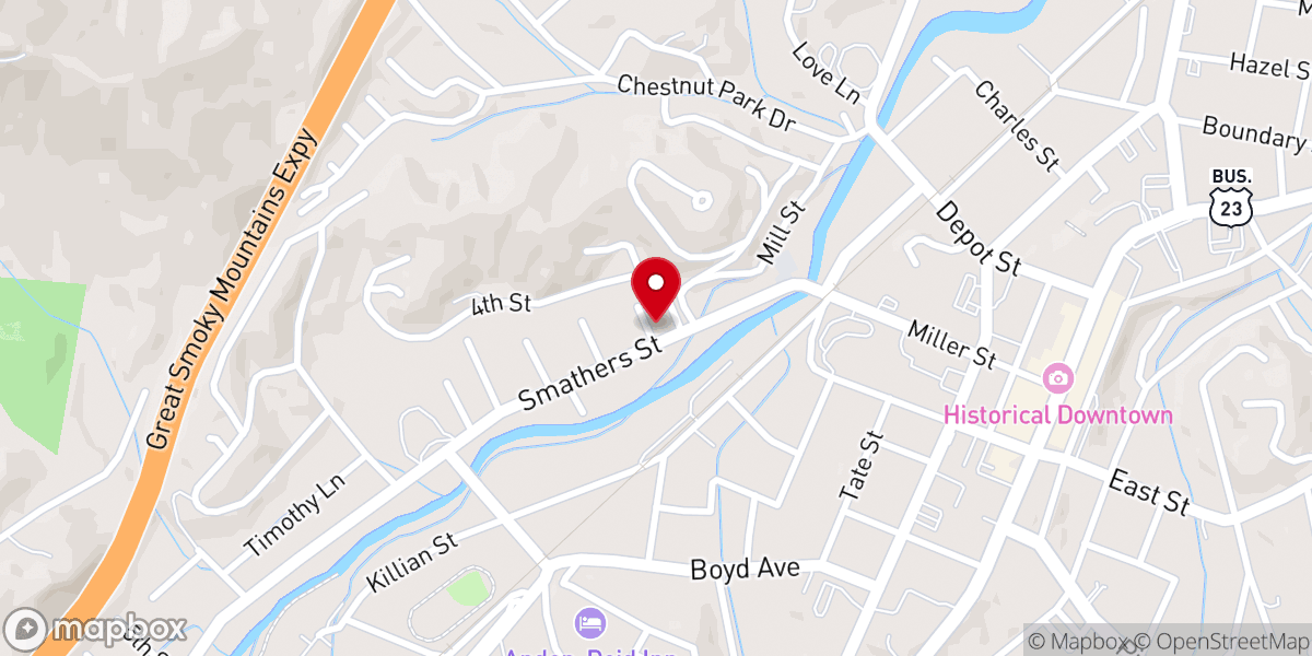 Map showing location of The Church Of God