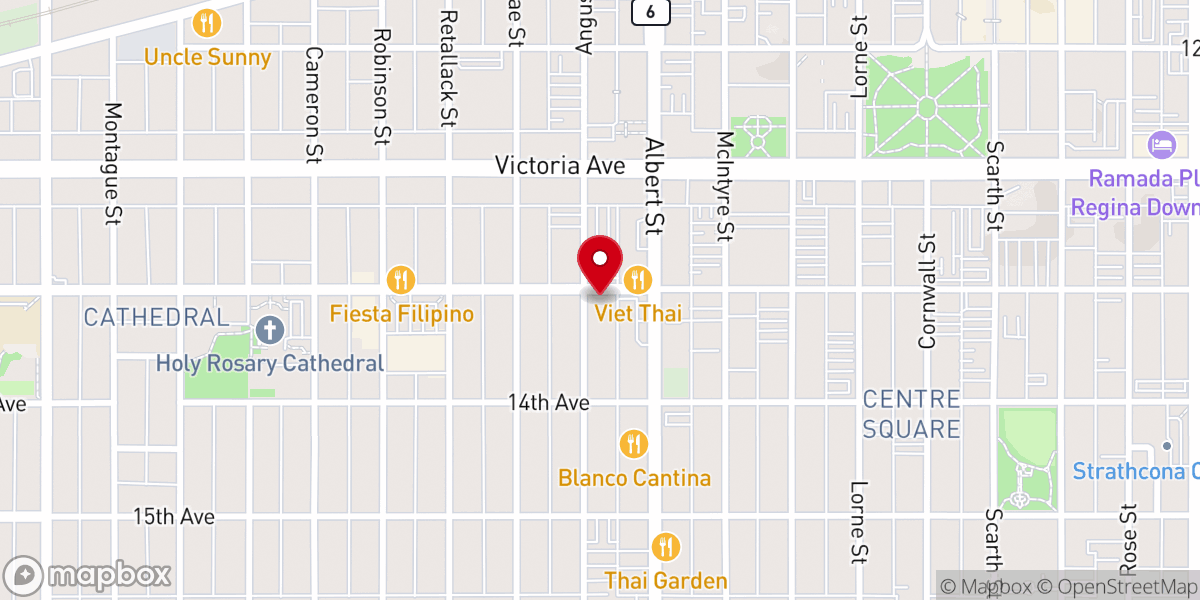 Map showing location of Calvary Evangelical Missionary Church