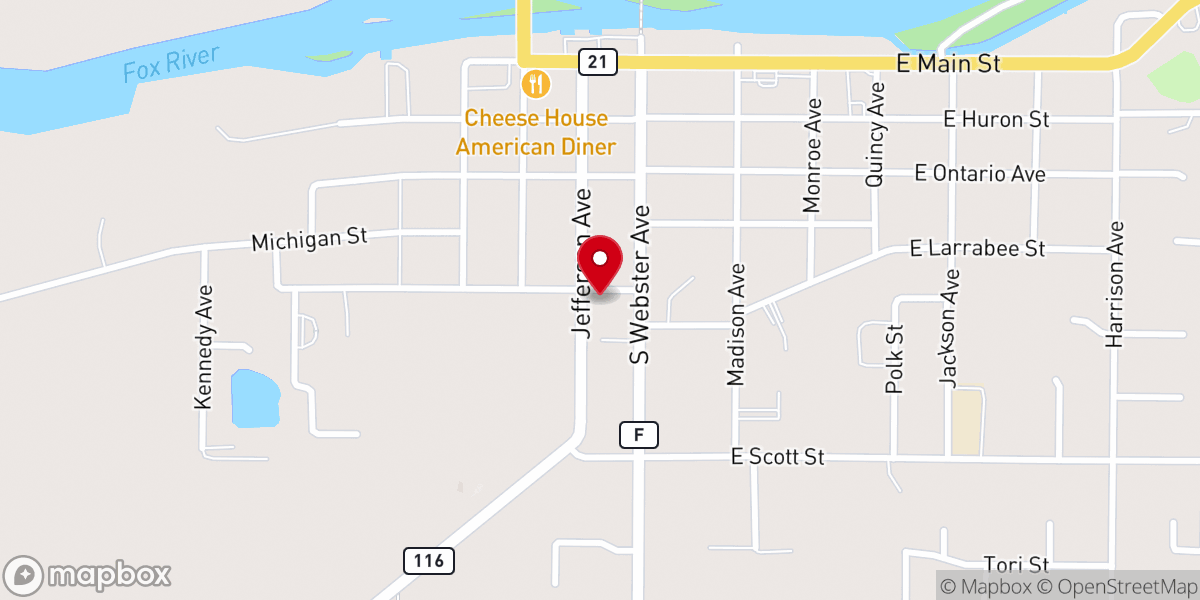 Map showing location of United Church of God