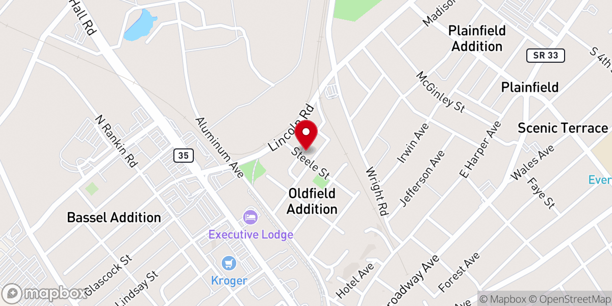 Map showing location of Mt Zion Church of God Holiness