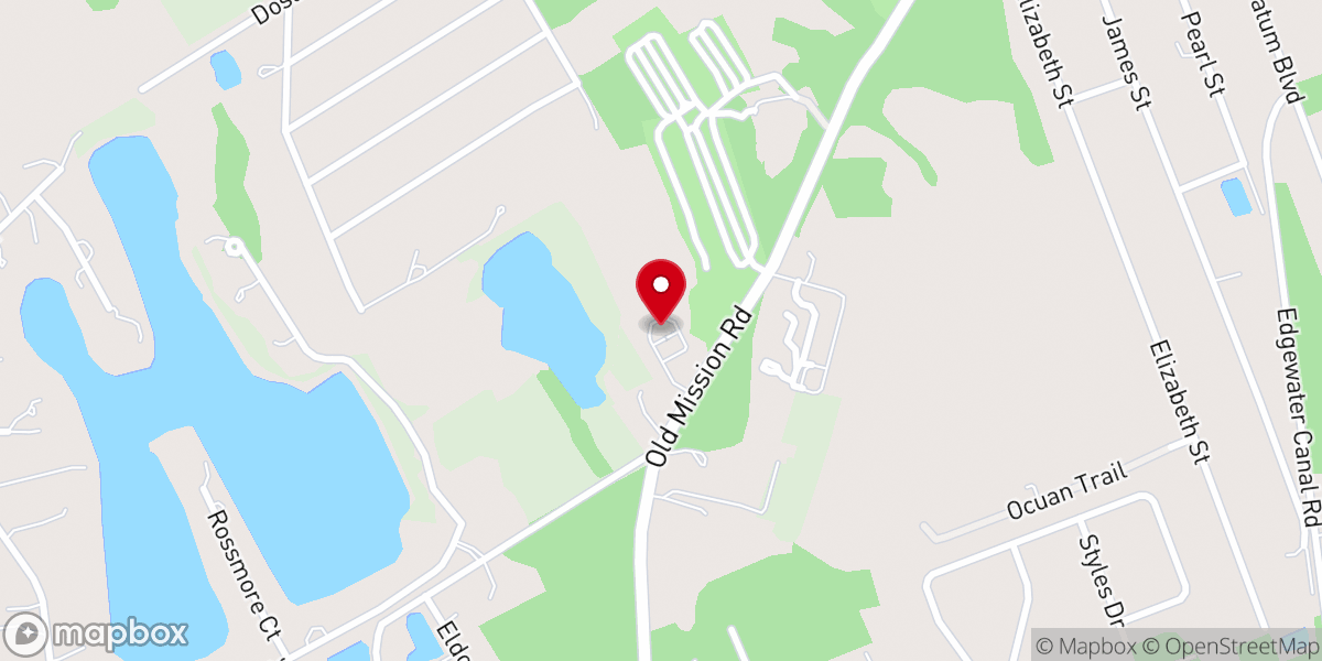 Map showing location of New Smyrna Beach Church Of Christ