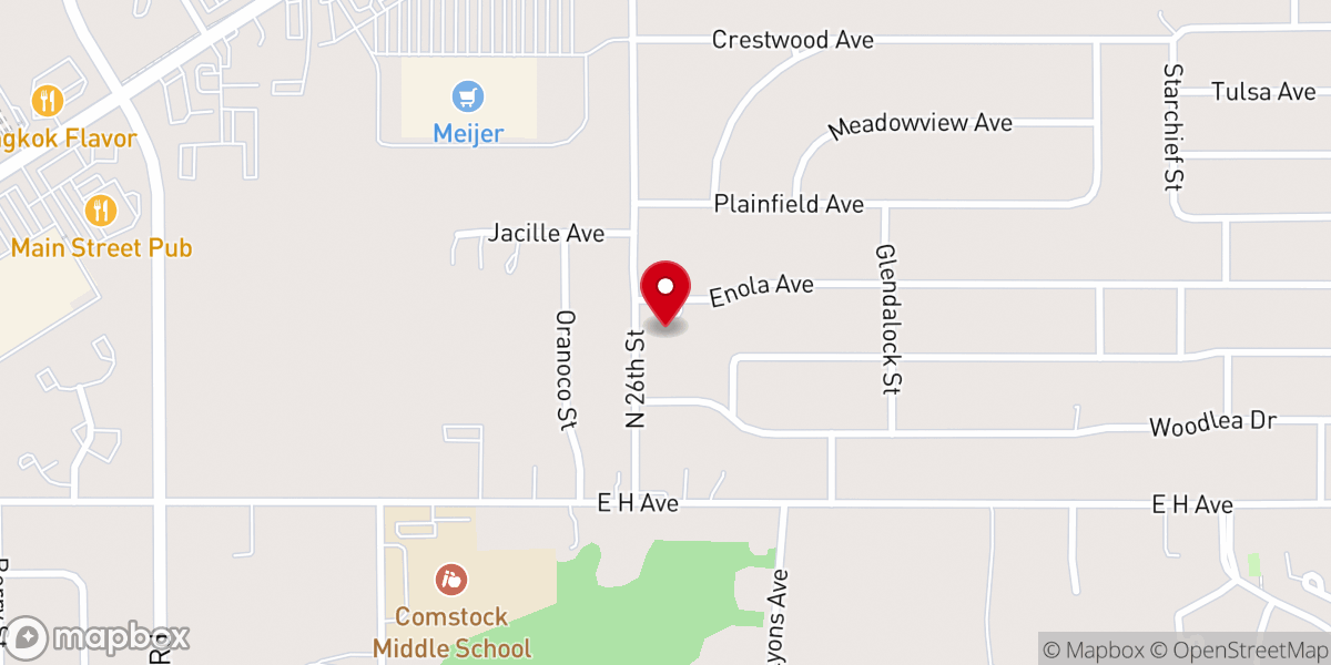Map showing location of Christ Temple Church
