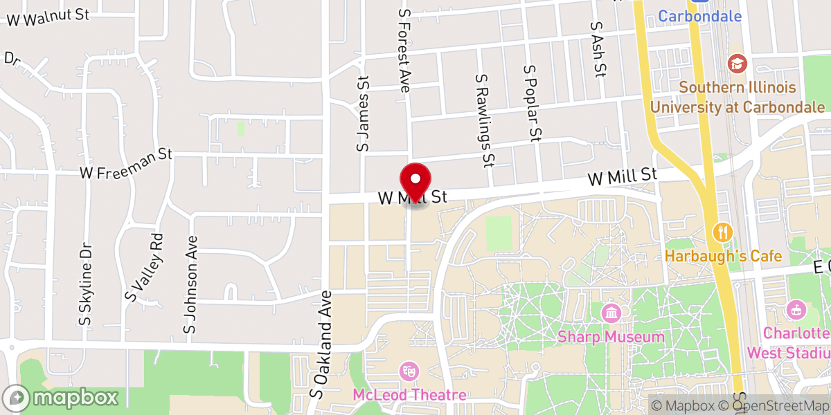 Map showing location of Baptist Collegiate Ministries