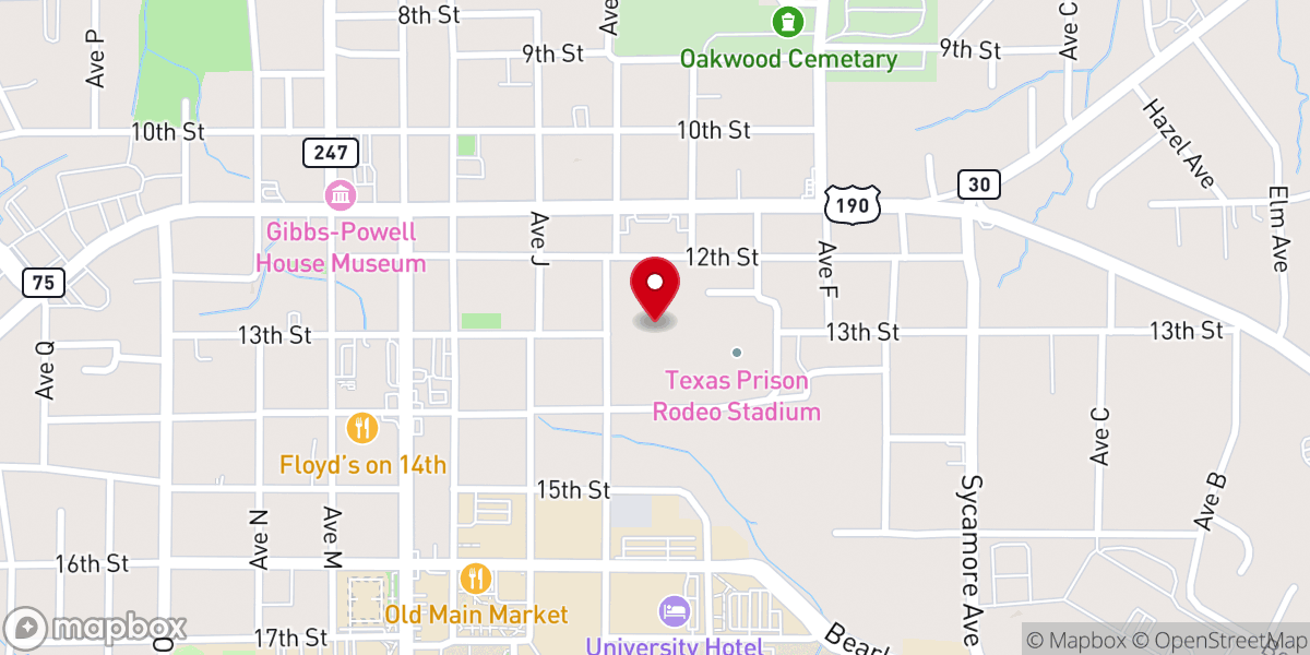 Map showing location of The Joseph Company Prison Ministry Inc