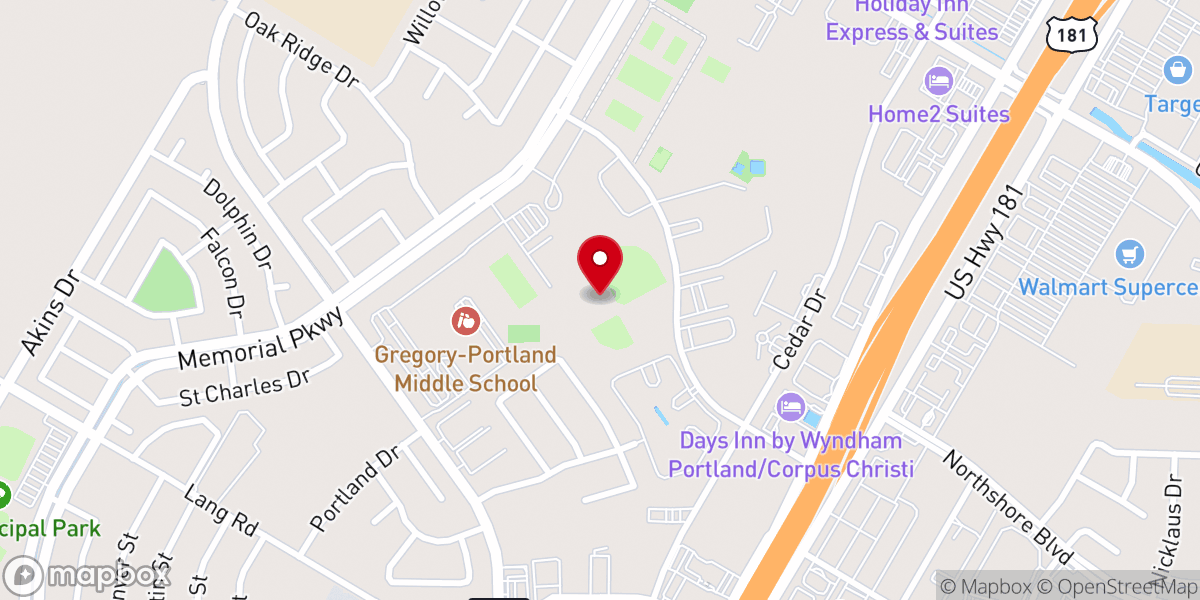 Map showing location of Voice of God Ministries
