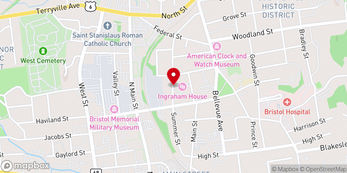 Map showing location of Ingraham House