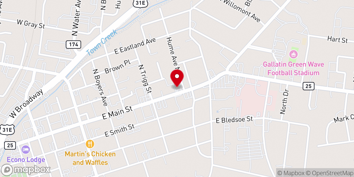 Map showing location of Christ Christian Center Apostolic