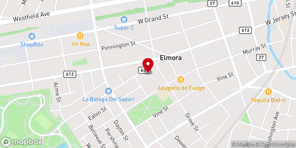 Map showing location of All Nations Church