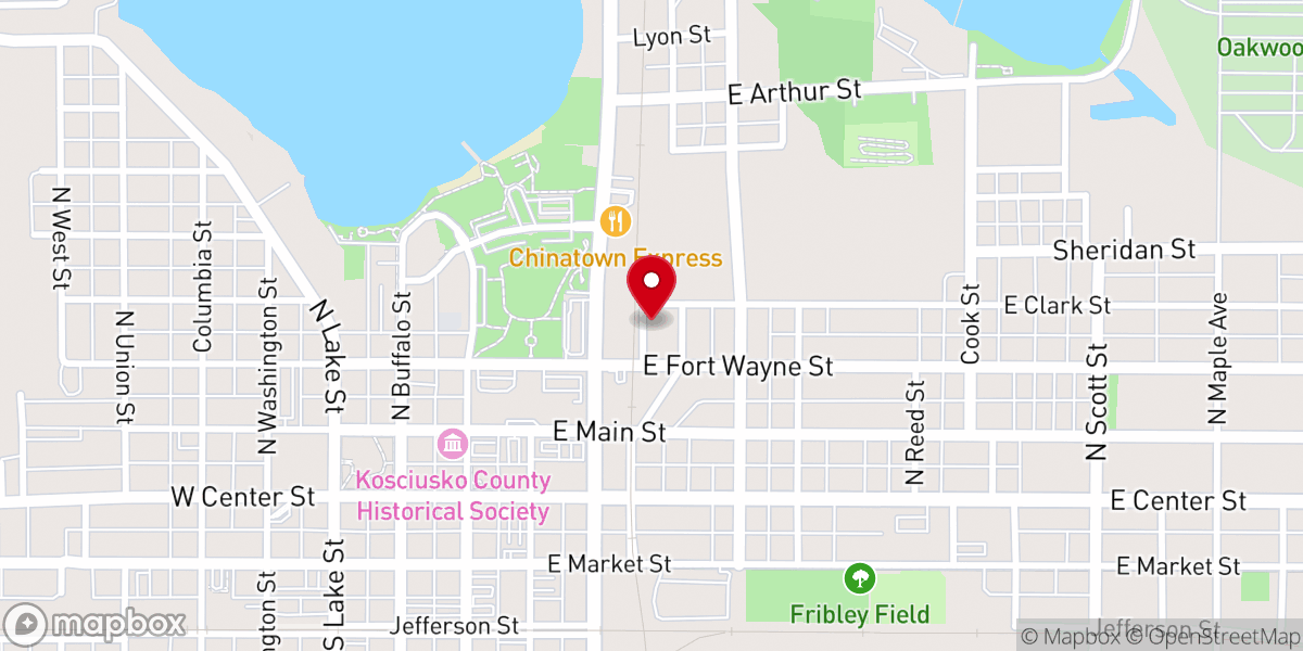 Map showing location of New Creation Fellowship