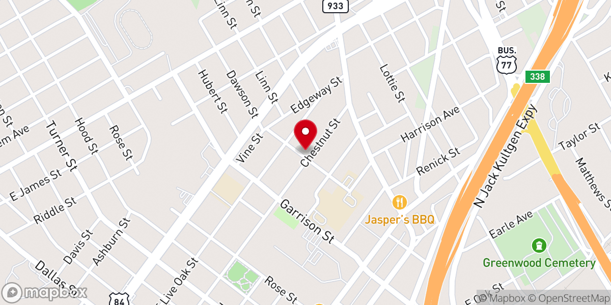 Map showing location of The Answer Is Christ Baptist Church