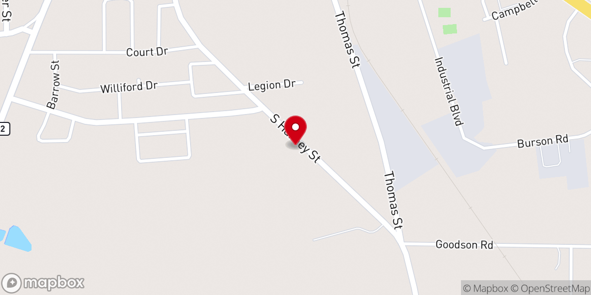 Map showing location of New Beginnings Ministries