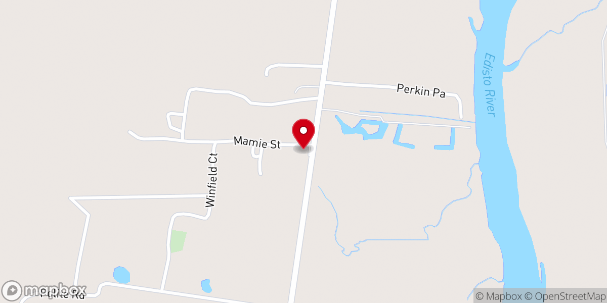 Map showing location of Greater Calvary AME Church