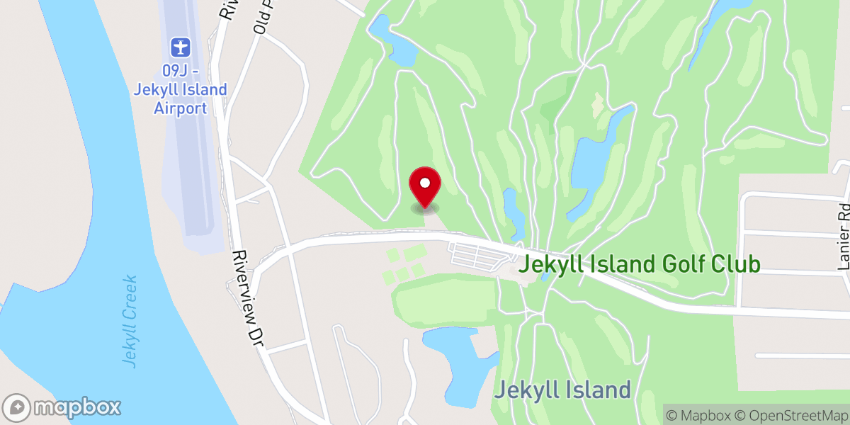 Map showing location of Jekyll Island State Park
