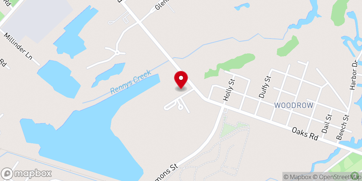 Map showing location of Church of God of Prophecy