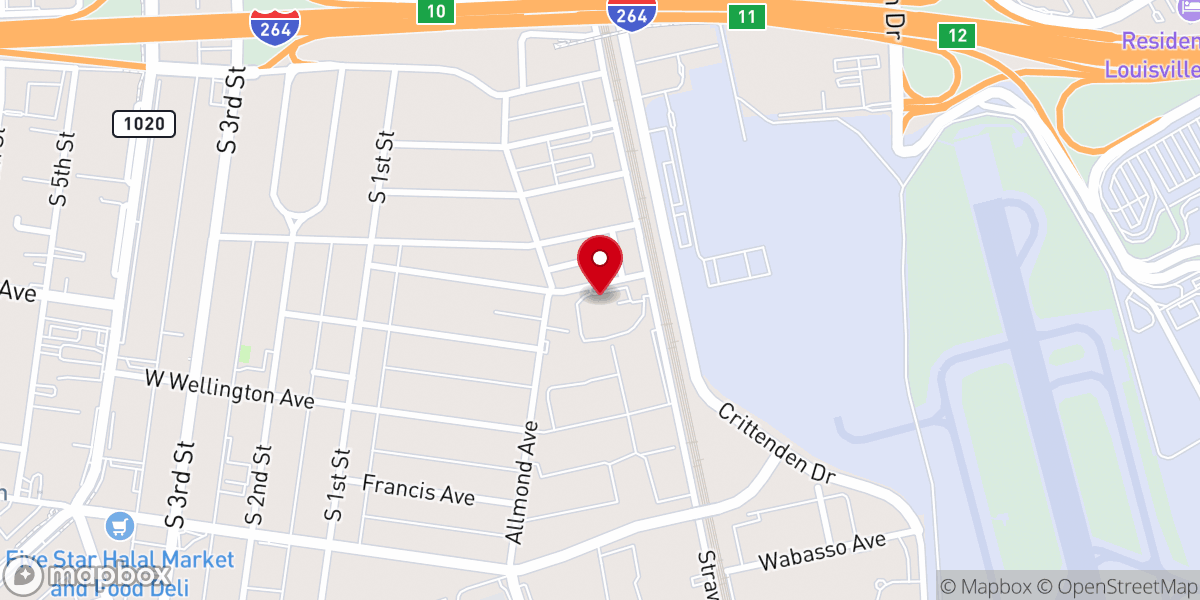 Map showing location of Written in Stone Inc