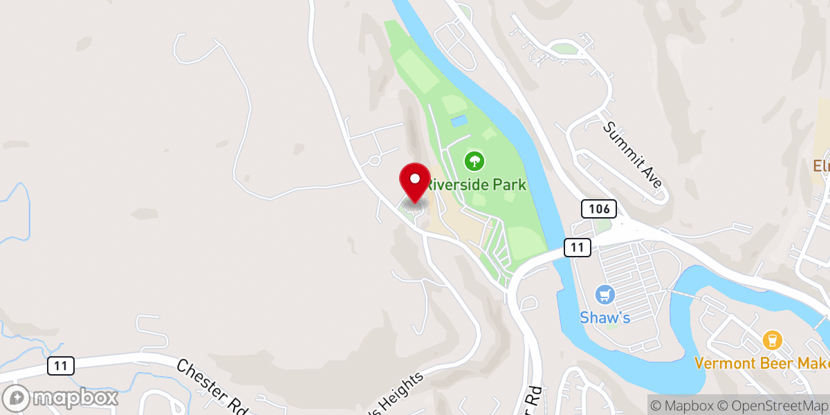 Map showing location of Unitarian Universalist Meeting House