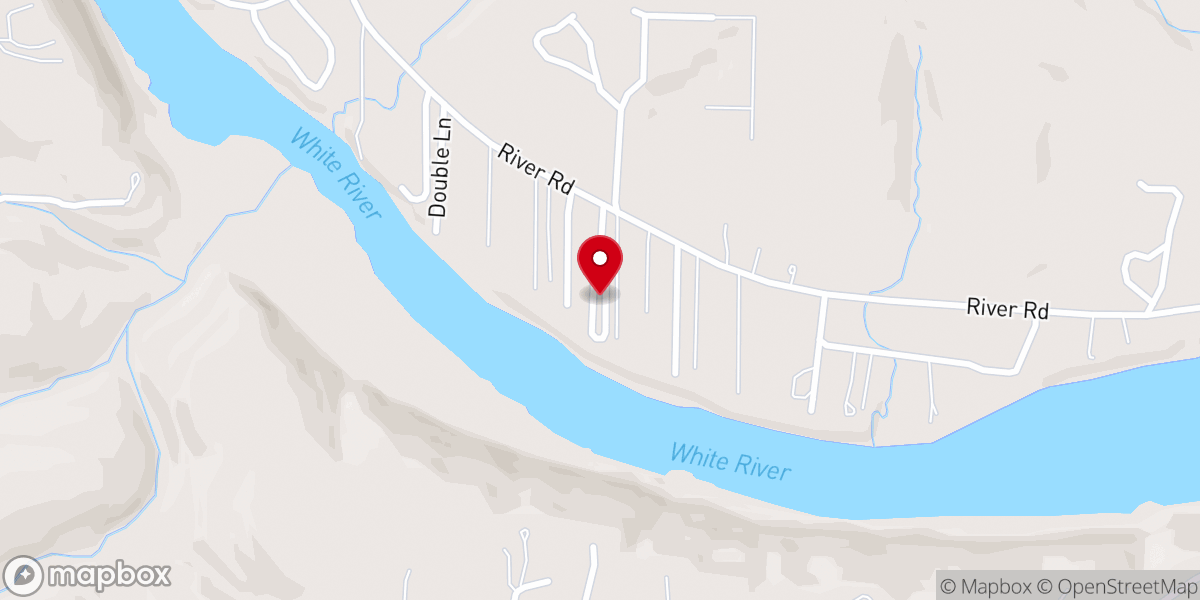 Map showing location of Copper John's Resort
