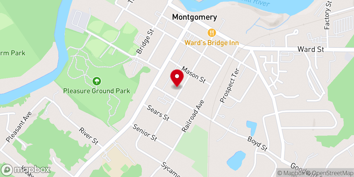 Map showing location of St Andrews Chapel