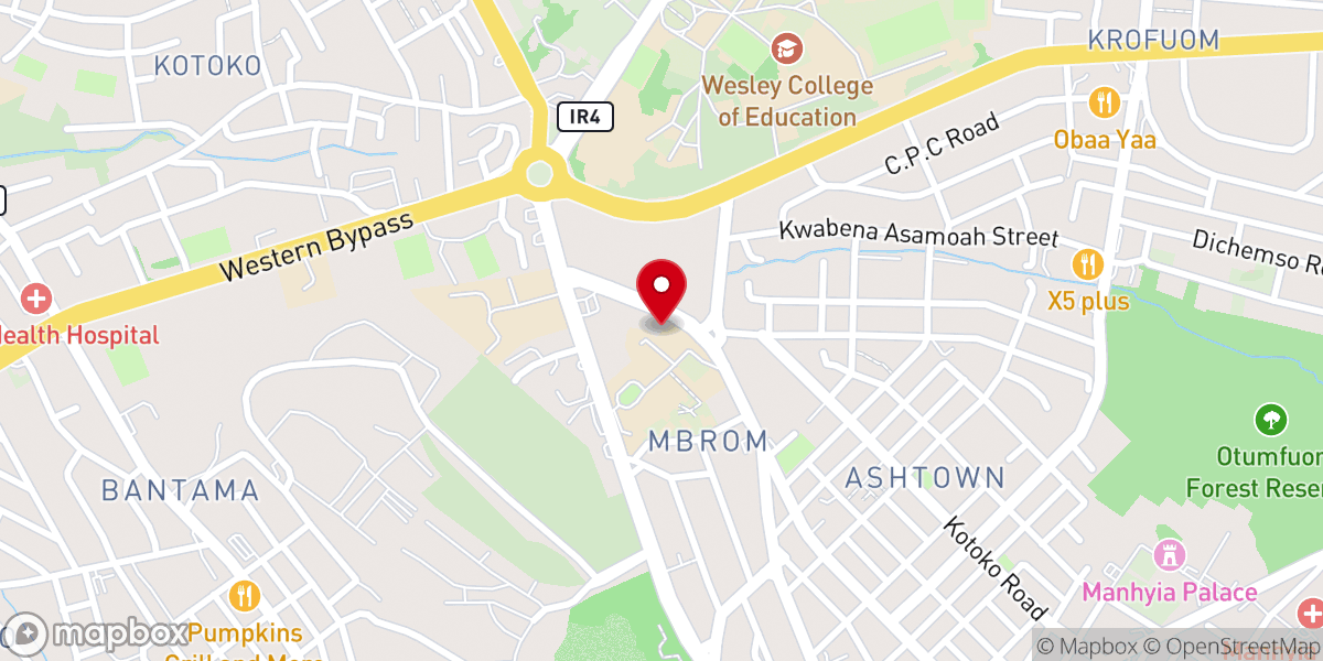 Map showing location of Ashtown The Church Of Pentecost