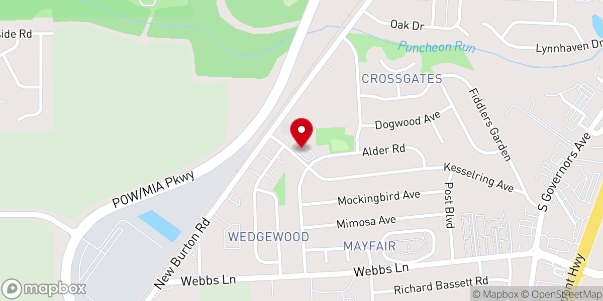 Map showing location of Metropolitan Baptist Church Inc