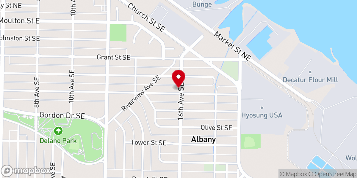 Map showing location of Redeeming Love Outreach Ministry