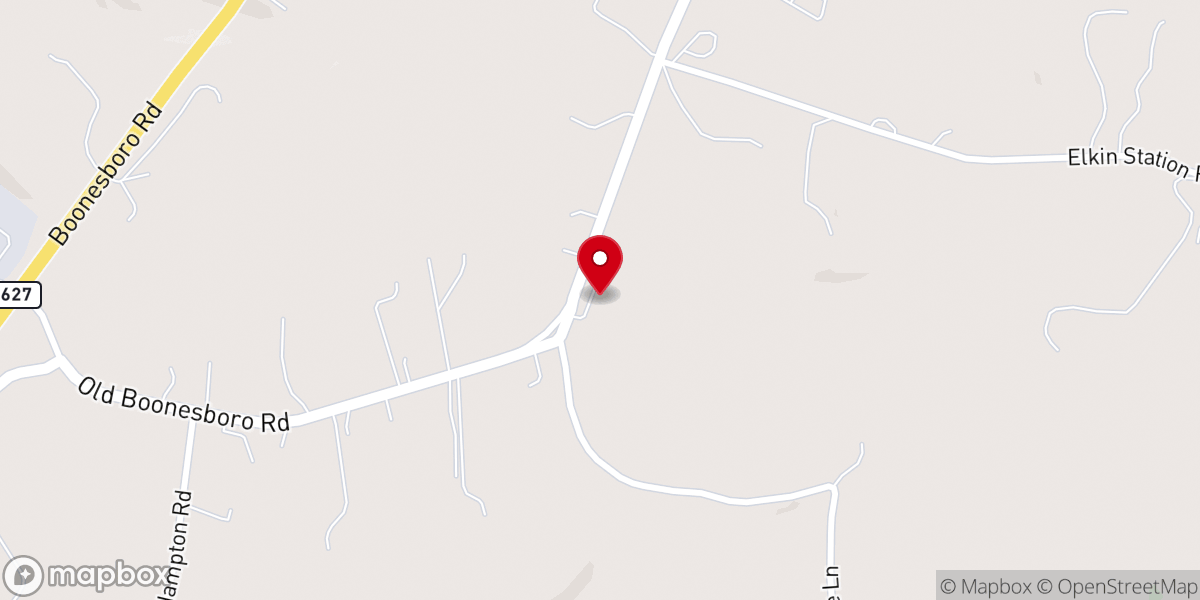 Map showing location of Providence Pentecostal Church