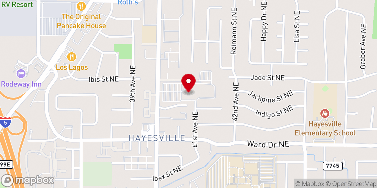 Map showing location of Peoples Church