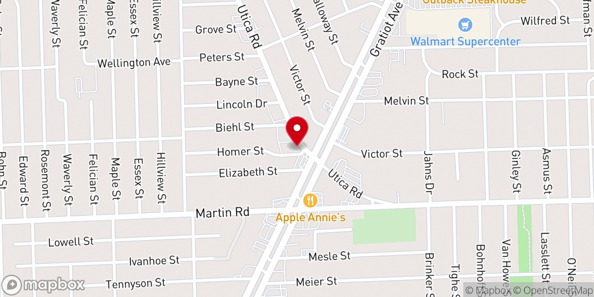 Map showing location of Deeper Life Ministries Inc