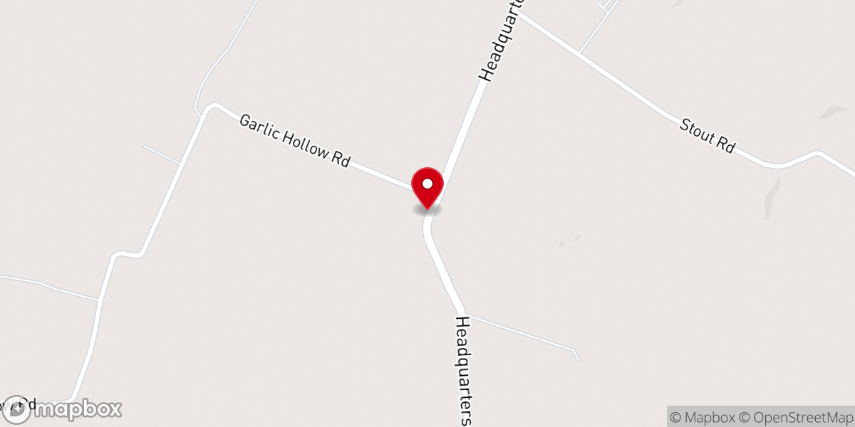 Map showing location of Saint Johns Church