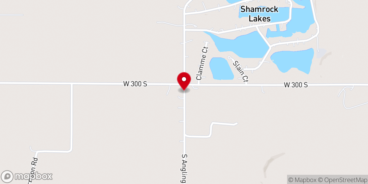 Map showing location of Pleasant Grove Church