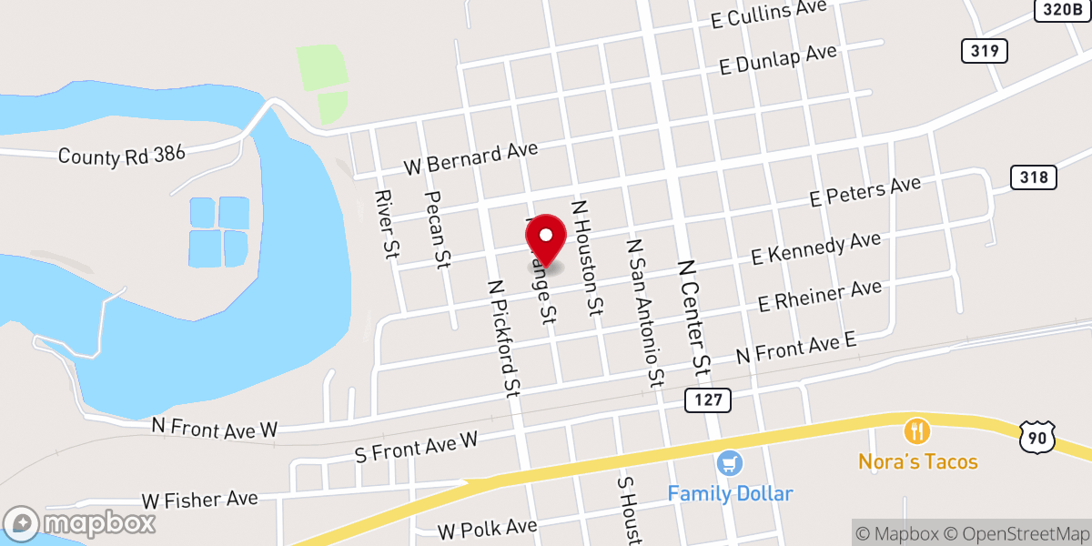 Map showing location of Parish of Saint Patrick - Office